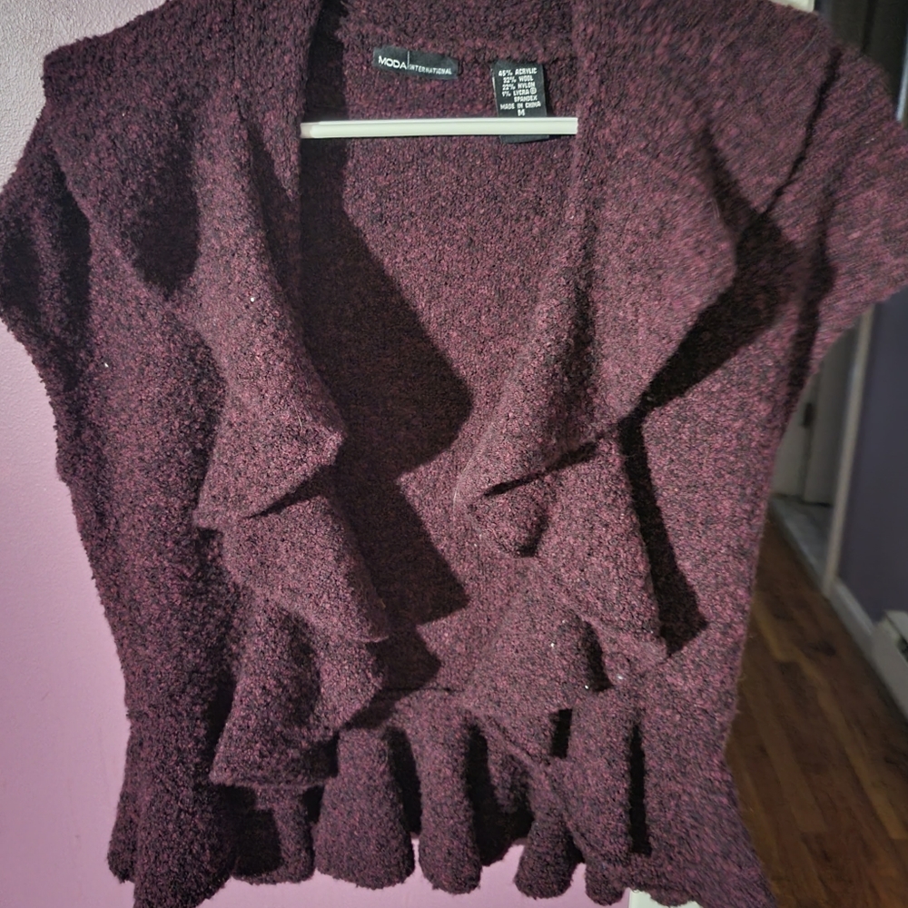Victoria Secret Sleeveless Boucle Sweatervest M - Picture 2 of 5